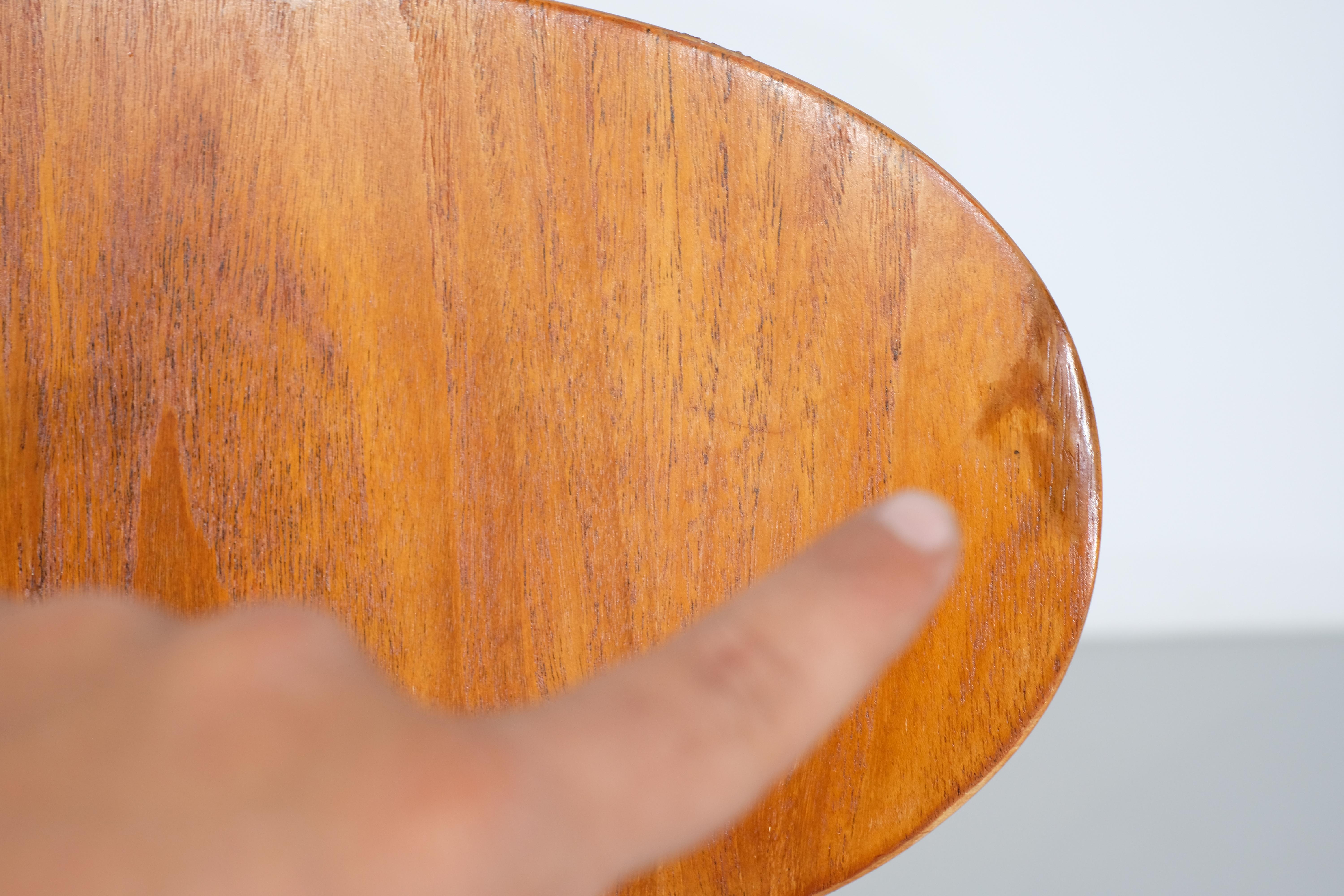 set di 4 sedie Ant modello 3100 in teak di Arne Jacobsen o Fritz Hansen - anni '50 in vendita 2