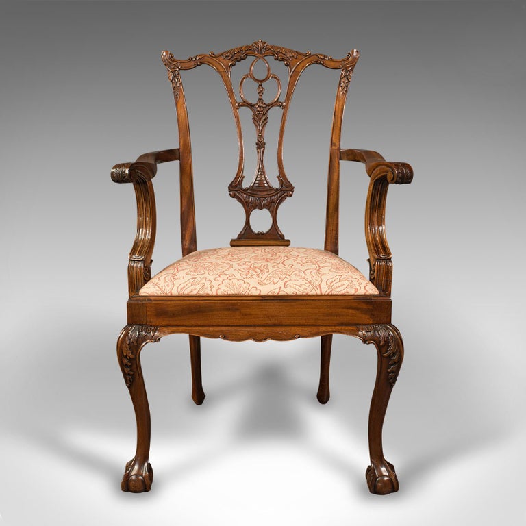 MAXIOCCASIONI Fauteuil Style baroque Or Chaise avec accoudoirs Doré