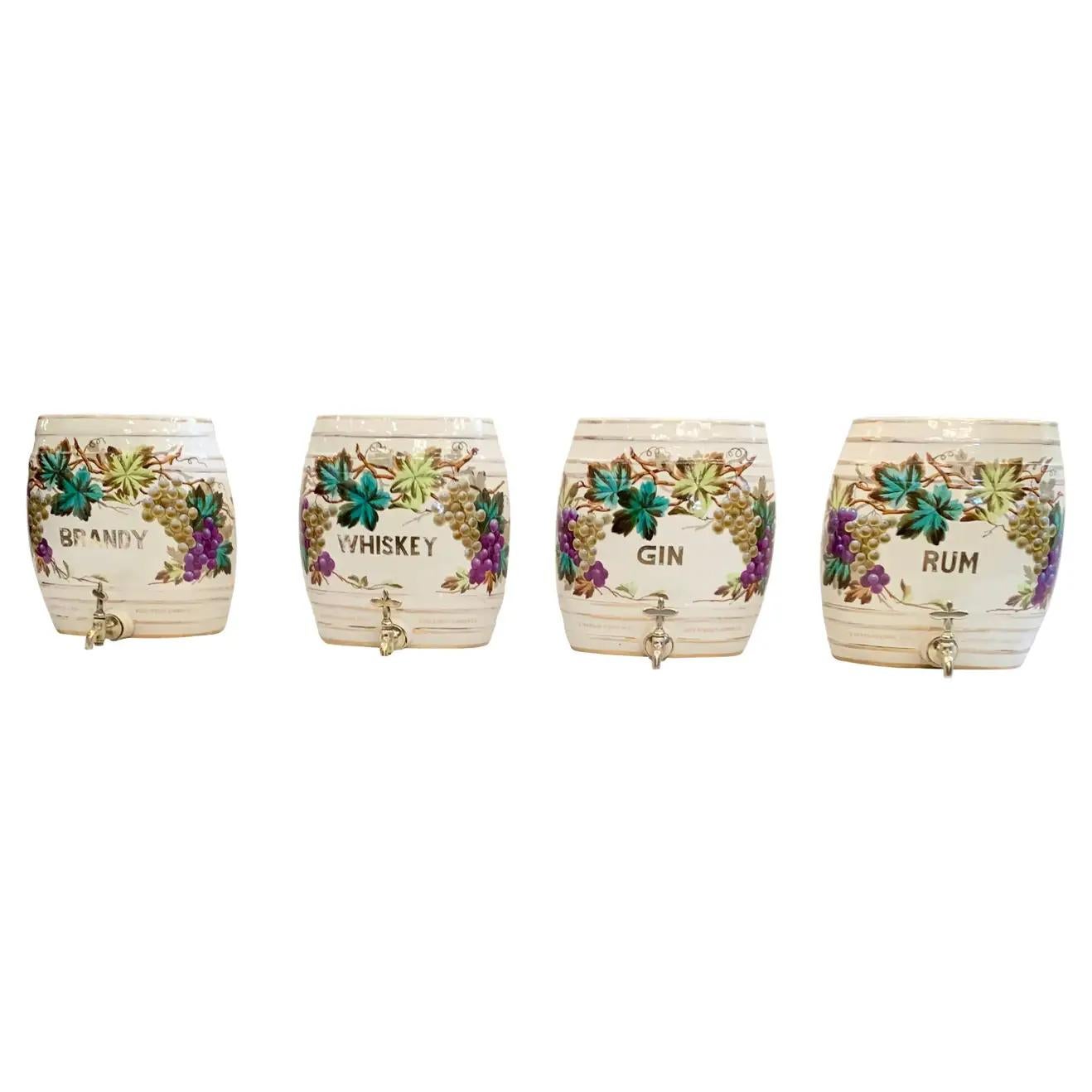 Set of 4 Antique English 