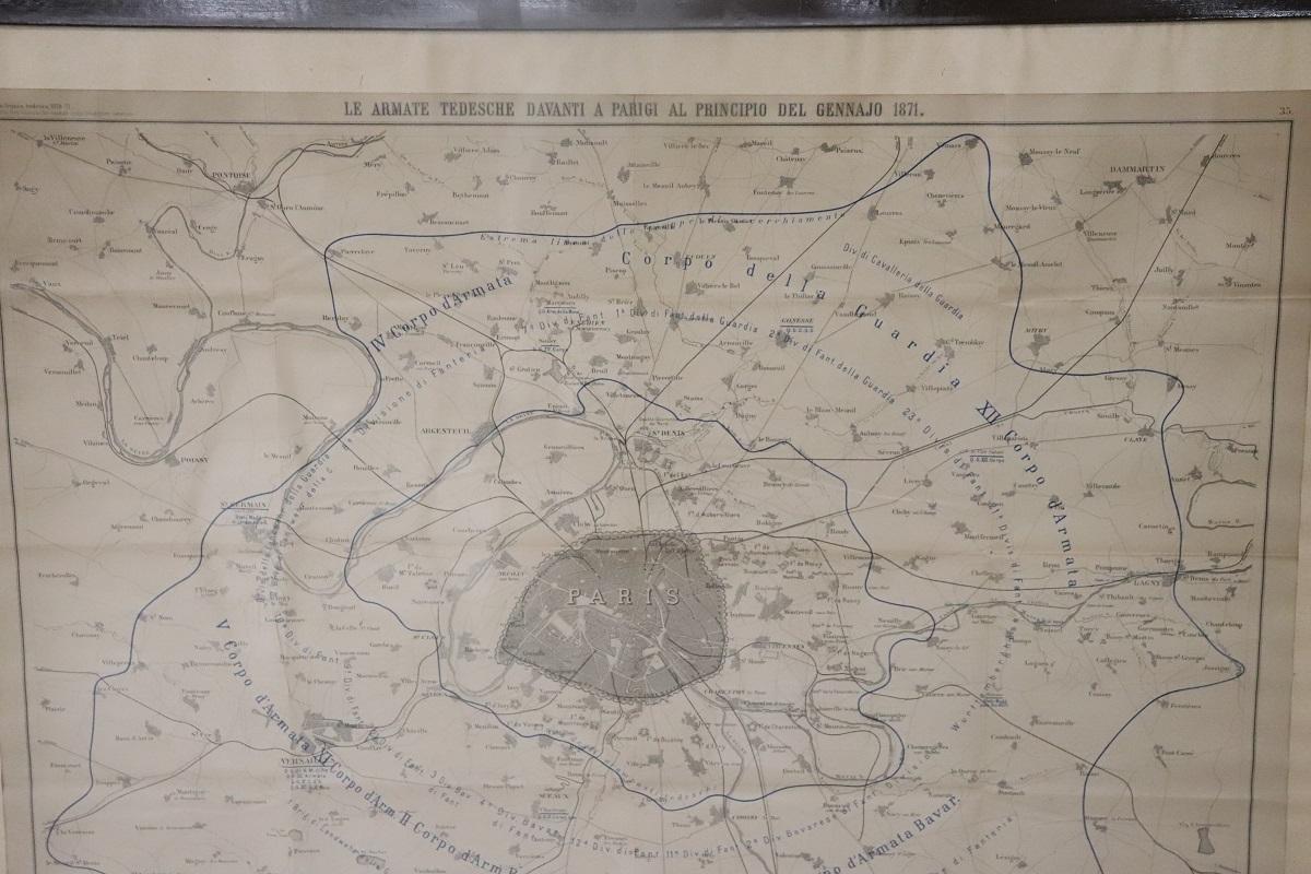 Set von 4 antiken Geographicalkarten aus dem französisch-deutschen Krieg 1870-71 im Angebot 6