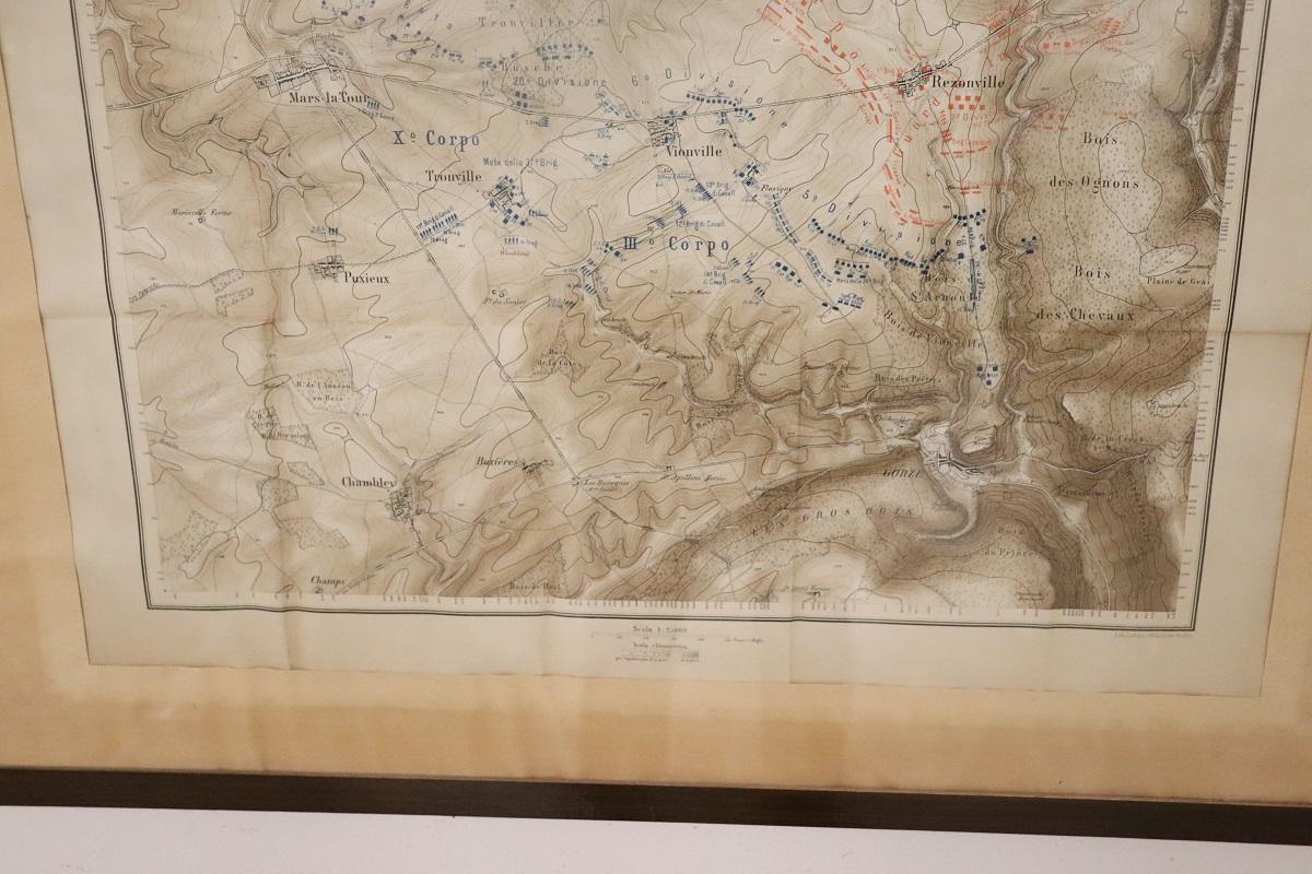 Set von 4 antiken Geographicalkarten aus dem französisch-deutschen Krieg 1870-71 im Zustand „Gut“ im Angebot in Casale Monferrato, IT