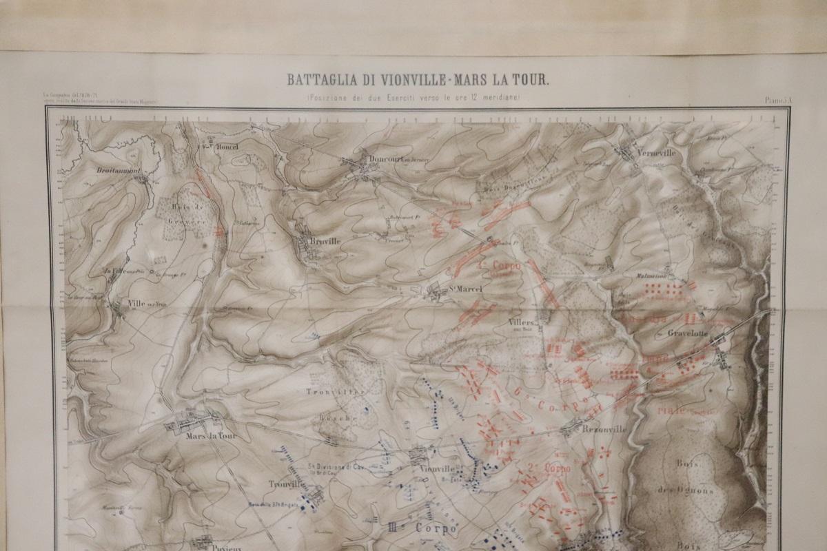 Set von 4 antiken Geographicalkarten aus dem französisch-deutschen Krieg 1870-71 im Angebot 3