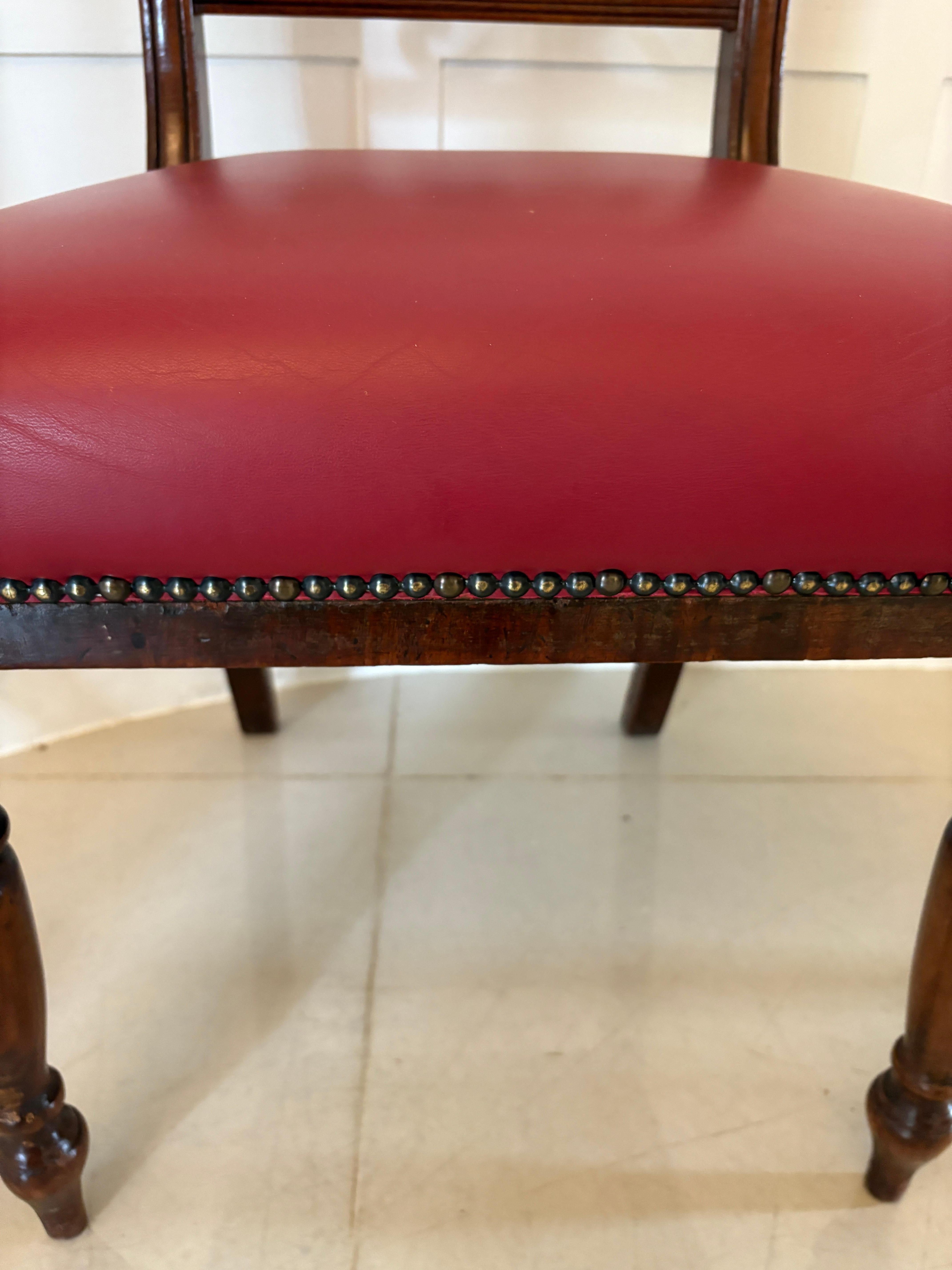 Altro Set di 4 sedie da pranzo antiche in mogano di qualità Giorgio III in vendita