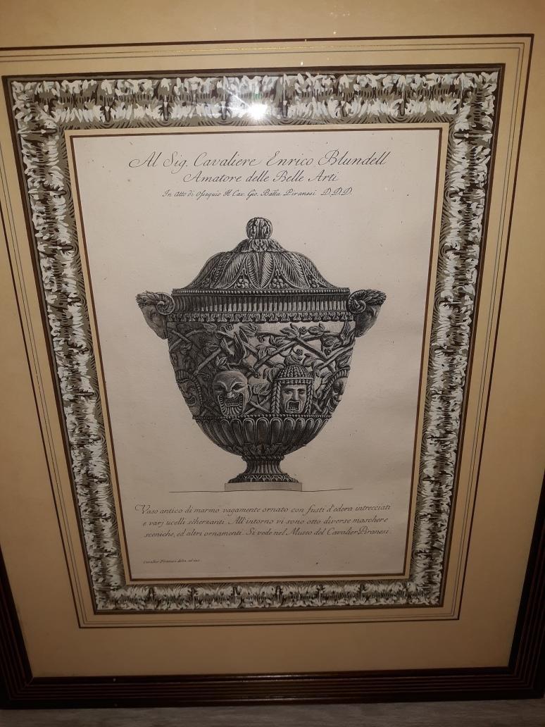 Early 19th Century Set of 4 Antique Piranesi Classical Inn Engraving Prints 1810 For Sale