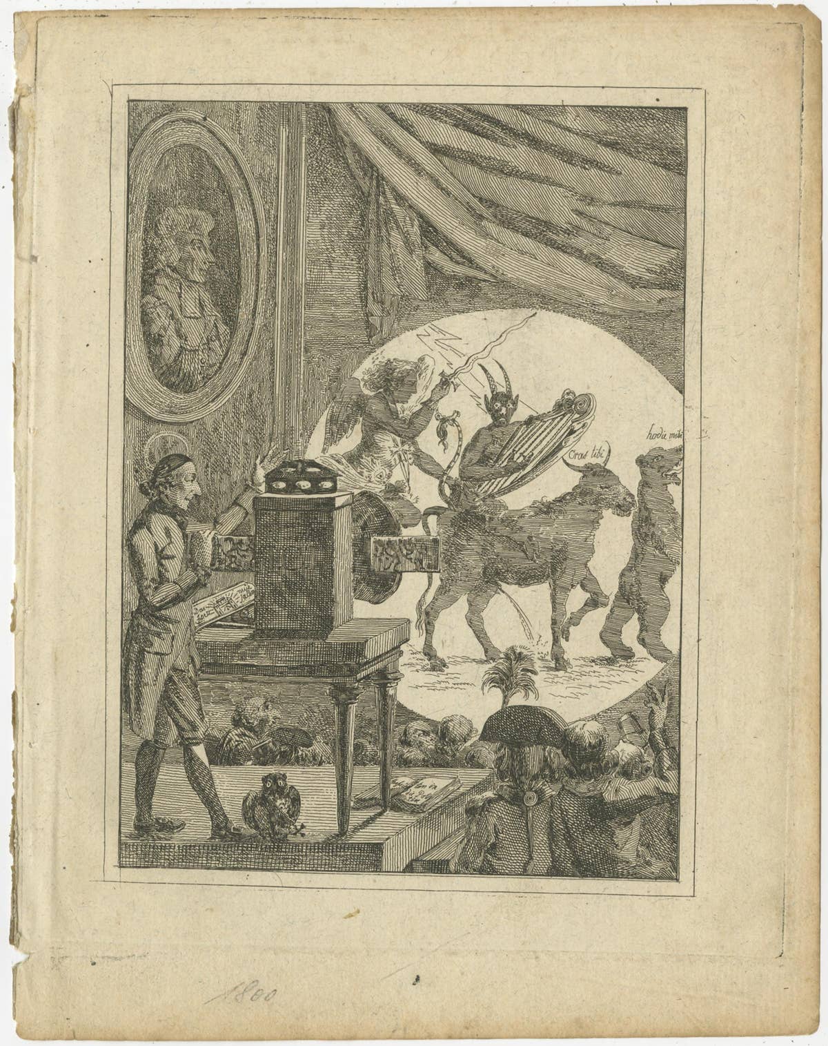 Set of 4 Antique Prints Illustrating the Political Climate in Switzerland '1800'