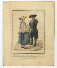Set of 4 Antique Prints of Dutch Costumes by Maaskamp '1805', view 4