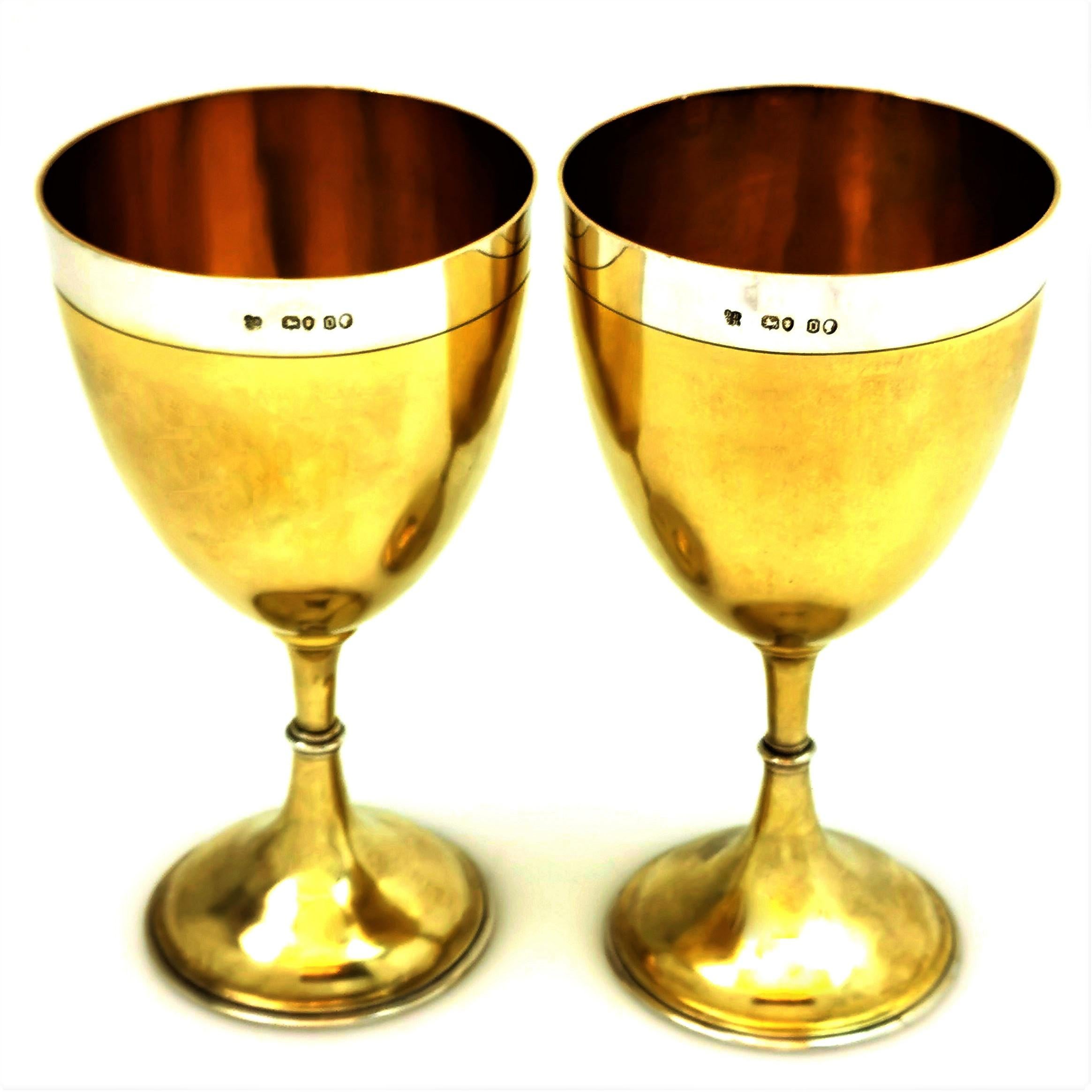 victorian goblets