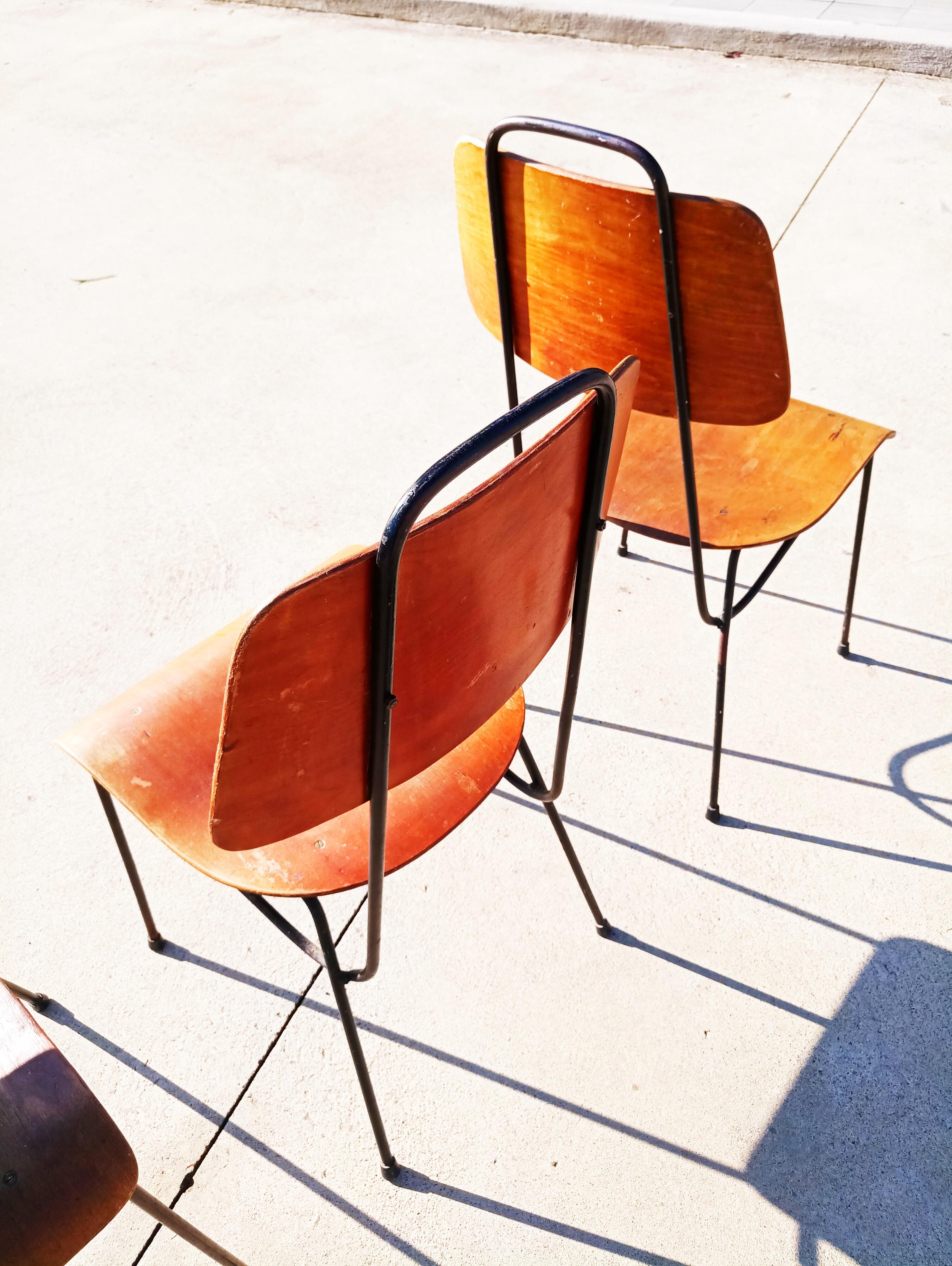 Set of 4 Antoni Moragas i Gallisa Chairs, Spain, 1960s 1