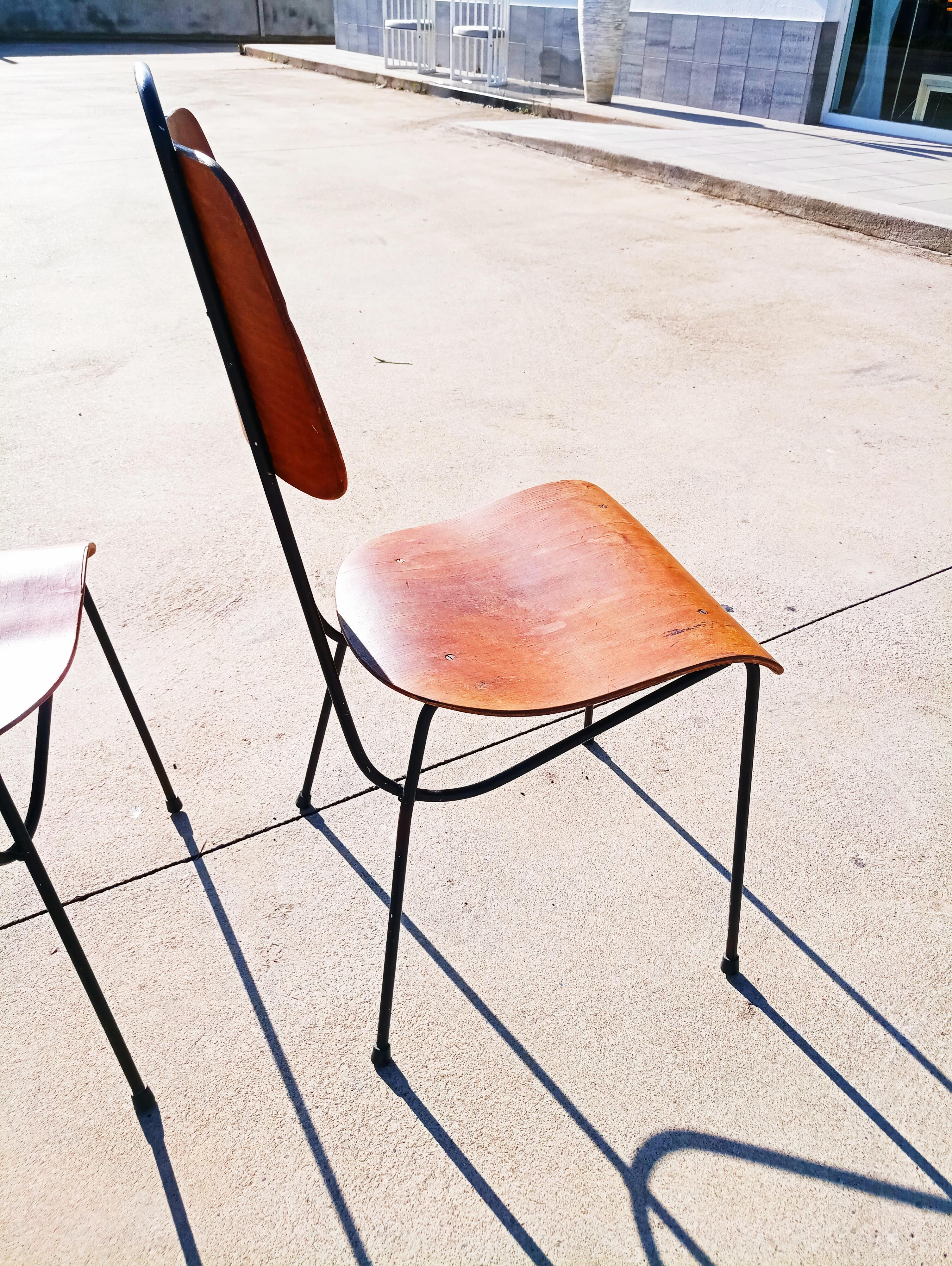 Set of 4 Antoni Moragas i Gallisa Chairs, Spain, 1960s 2