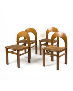 Set of 4 Arcadia Chairs by Adalberto Caraceni for Tagliabue, Italy 1970s
