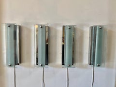 Set of 4 Architectural Modern Wall Sconces