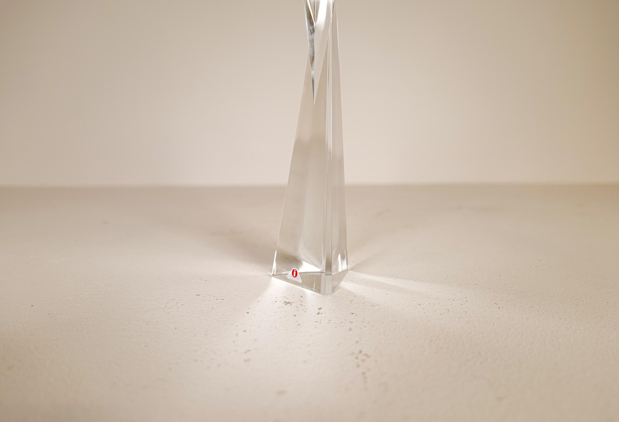 Glass Set of 4 Arkipelago Candlesticks by Iittala, Timo Sarpaneva Finland