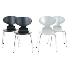 Set of 4 Arne Jaobsen for Fritz Hansen "Ant" Side Chairs