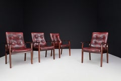 Set of 4 Arne Vodder Armchairs for Sibast Møbler, 1960s, Denmark