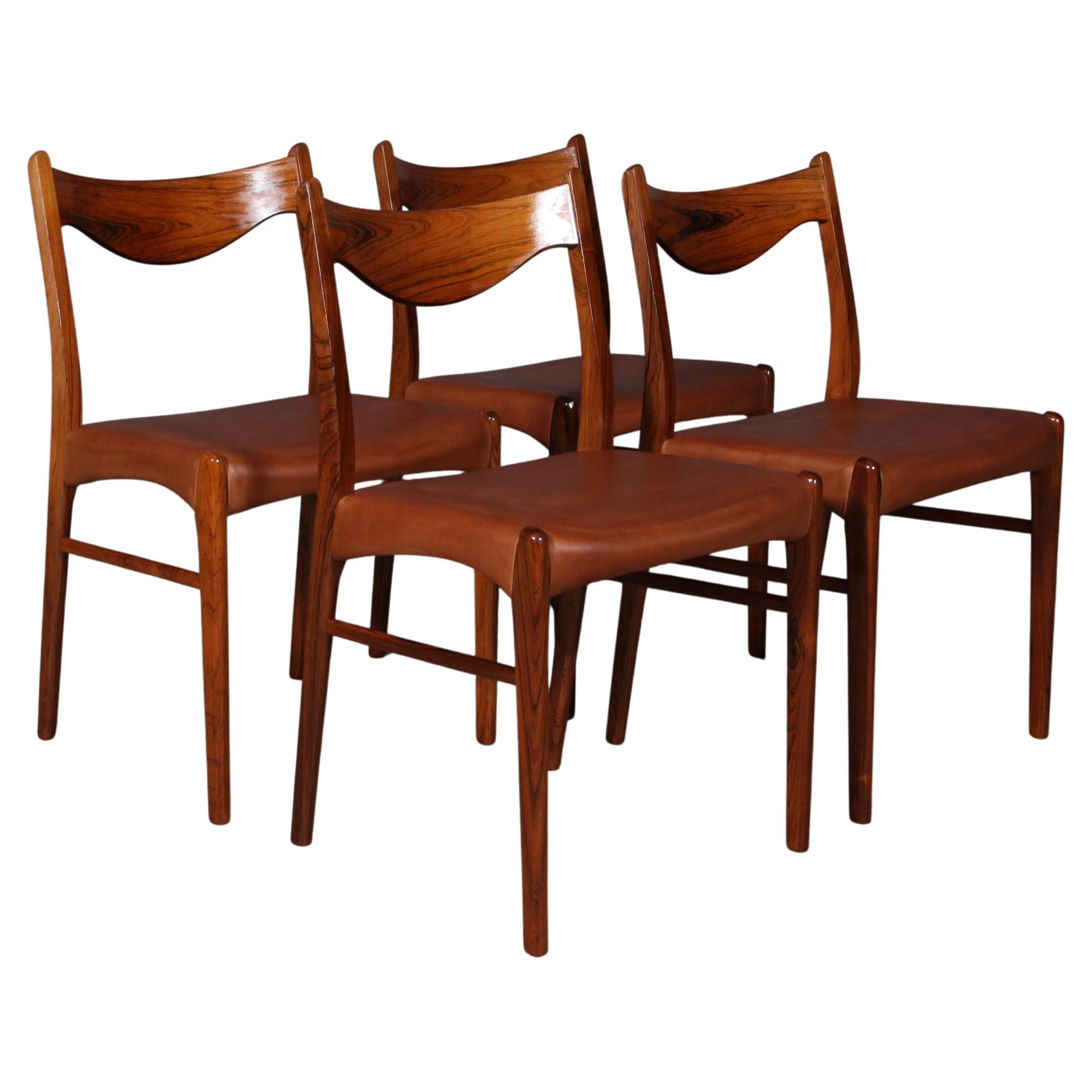Set of 4 Arne Wahl Dining Chairs