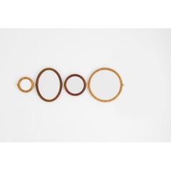 Juego de 4 Espejos Aro de Leandro Garcia Diseño Brasil Contemporáneo
