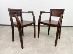 Set di 4 poltrone art déco