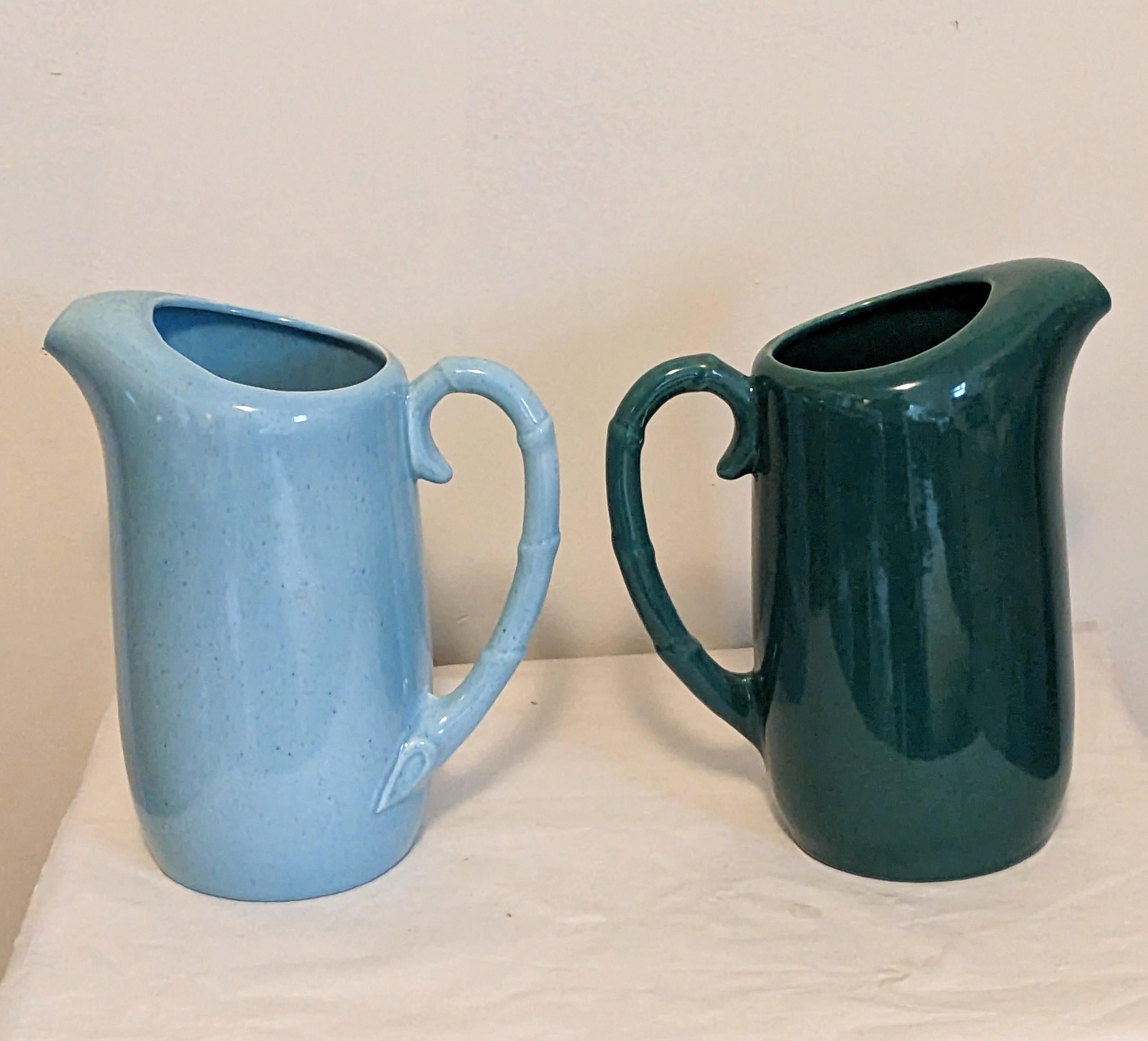 Set of 4 Art Deco Colorful Pitchers For Sale 8