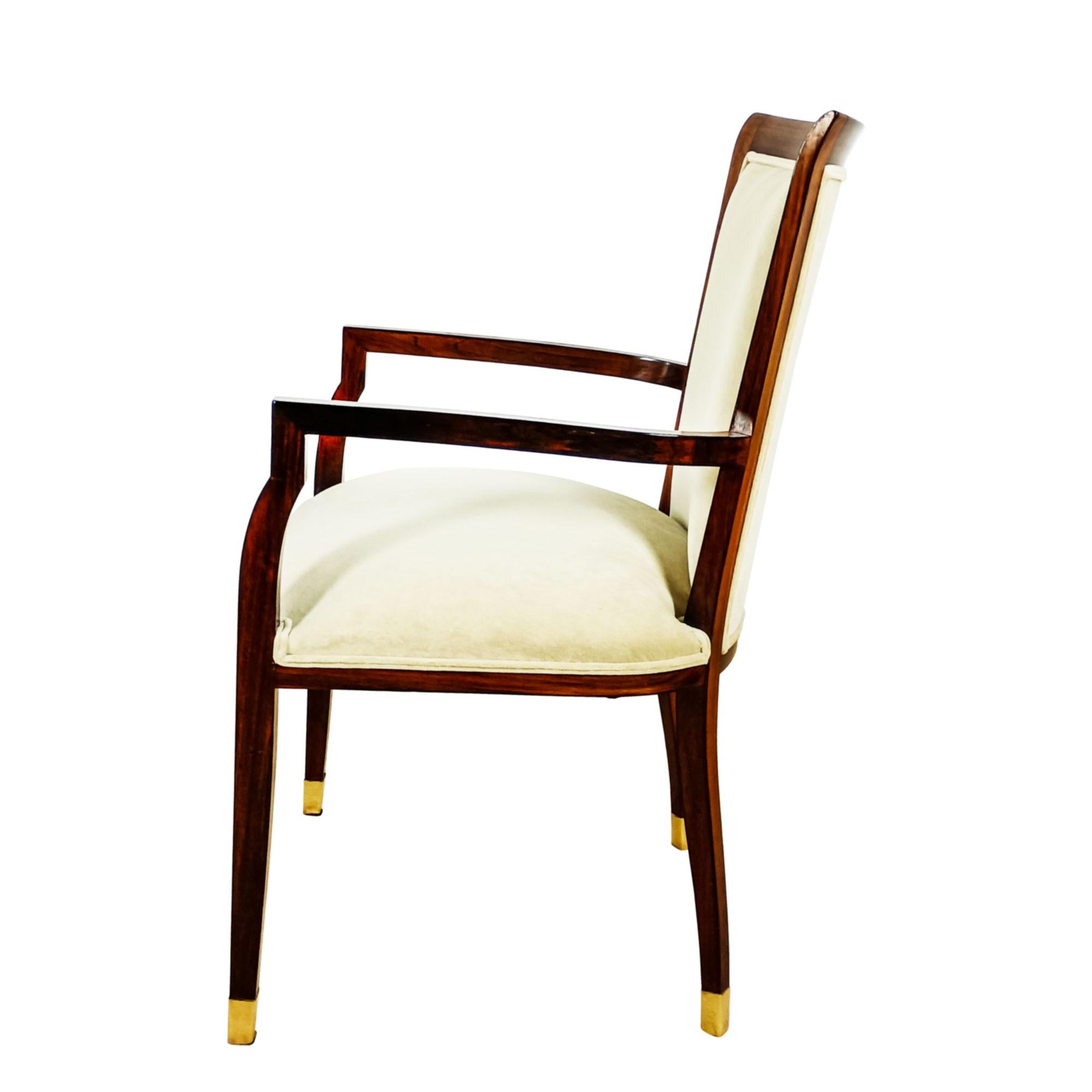 Français Ensemble de 4 fauteuils de bureau ou de table Art Déco - France 1930 en vente