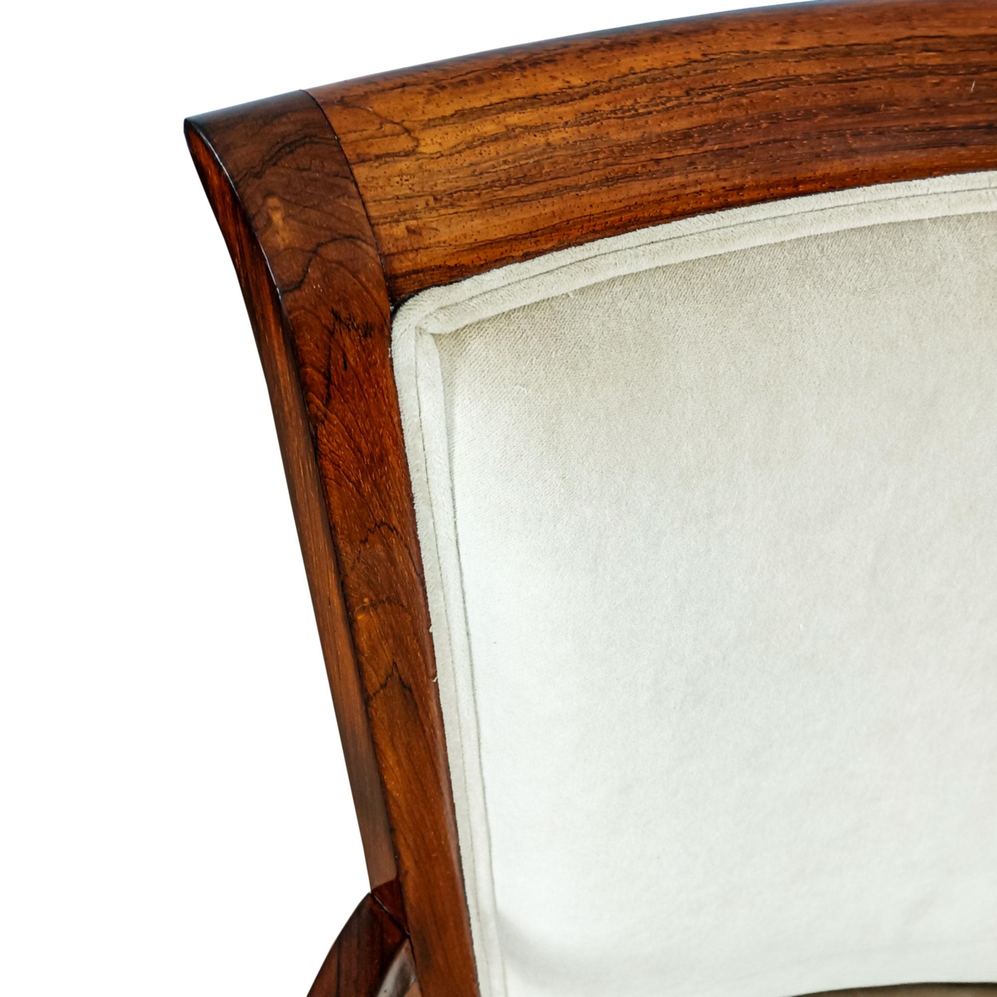 Laiton Ensemble de 4 fauteuils de bureau ou de table Art Déco - France 1930 en vente