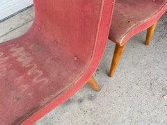 Satz von 4 Art-Déco-Esszimmerstühlen von Russel Wright für Conant Ball, USA, 1940er Jahre