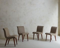 Ensemble de 4 chaises de salle à manger Art Déco par Russel Wright pour Conant Ball, États-Unis, années 1940