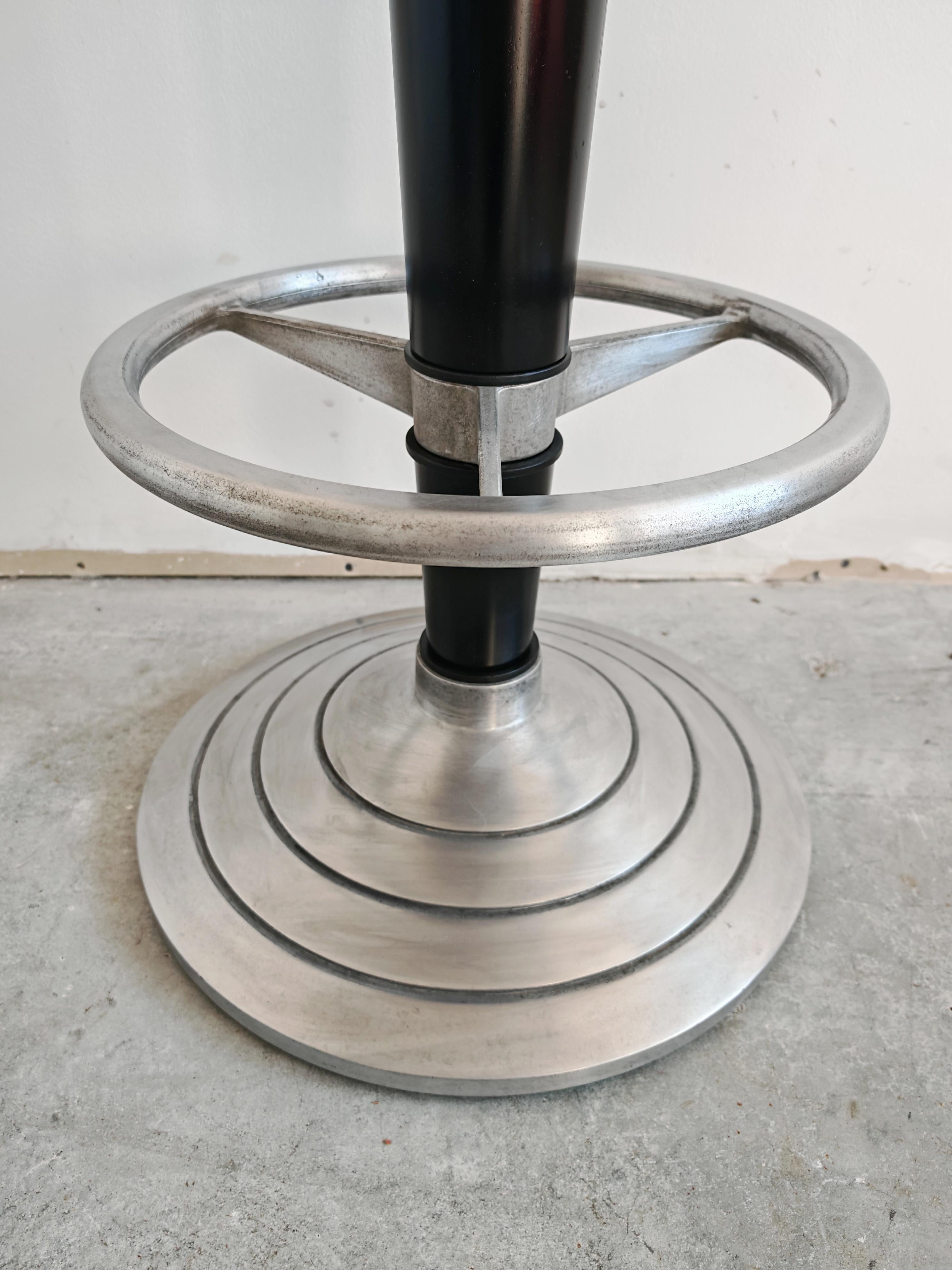Set di 4 sgabelli da bar di ispirazione Art Deco di GO-IN Design Monaco, Germania anni '80 In condizioni buone in vendita a Beograd, RS