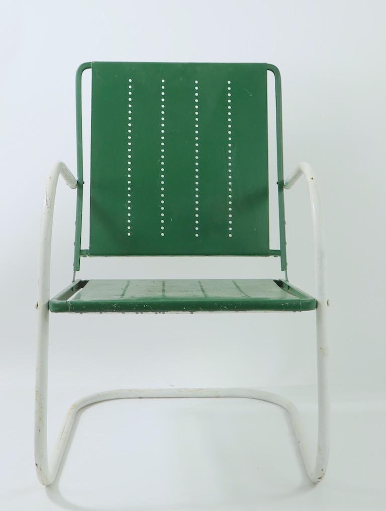 Set of 4 Art Deco Patio Garden Lawn Chairs at 1stDibs art deco