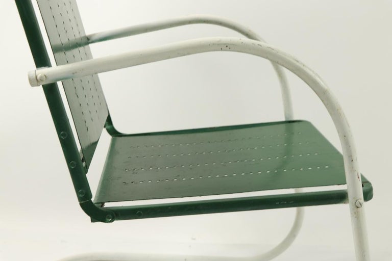 Set of 4 Art Deco Patio Garden Lawn Chairs at 1stDibs art deco