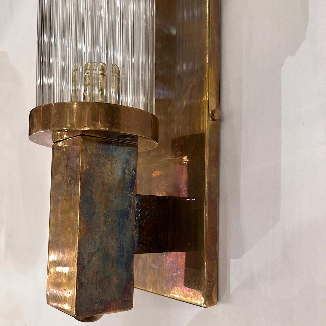 Satz von 4 Art-Deco-Kerzen, pro Paar verkauft (Französisch) im Angebot
