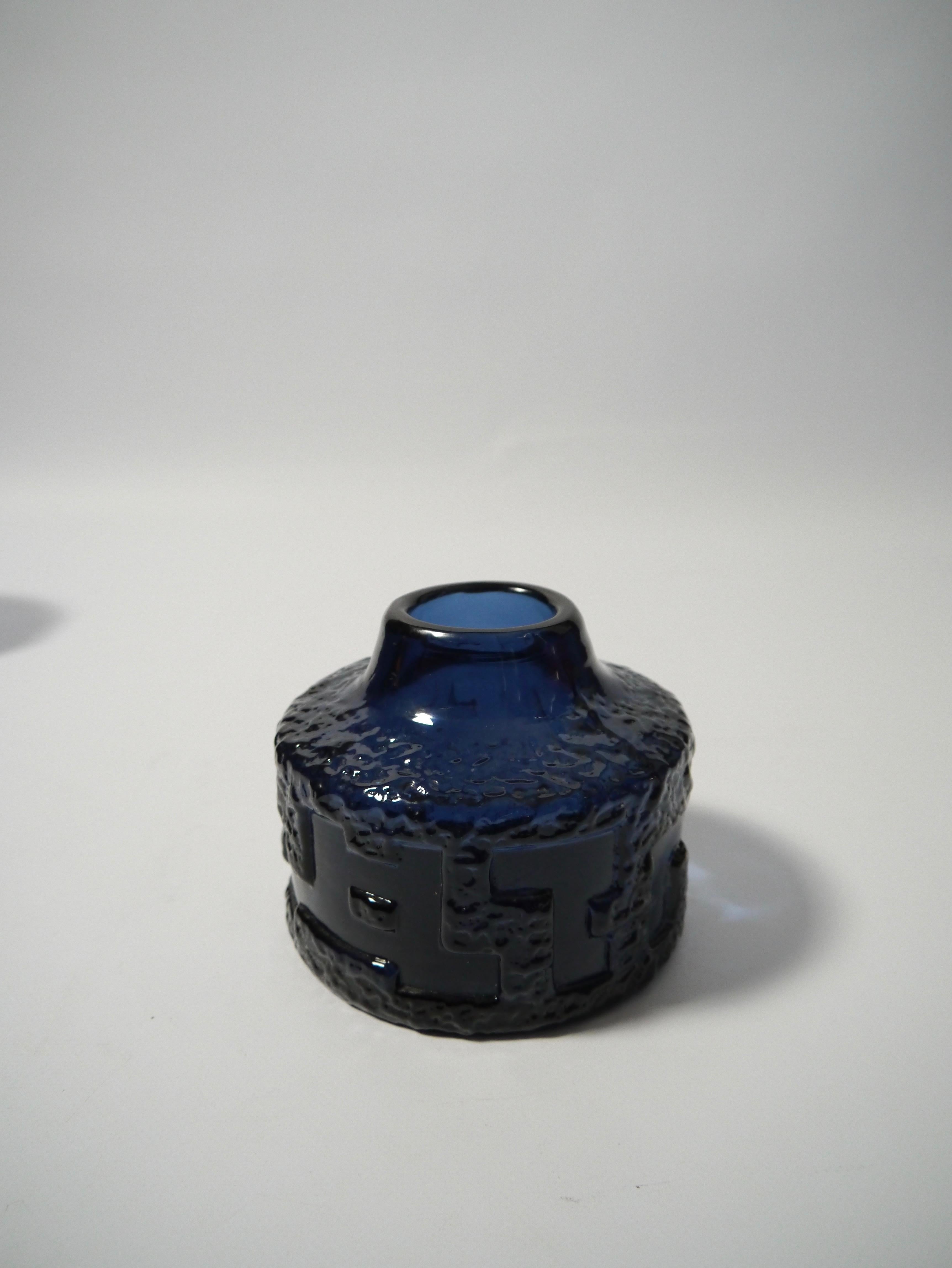 Set di 4 vasi in vetro artistico di Göte Augustsson per Ruda, Svezia 1960 In condizioni buone in vendita a Barcelona, ES