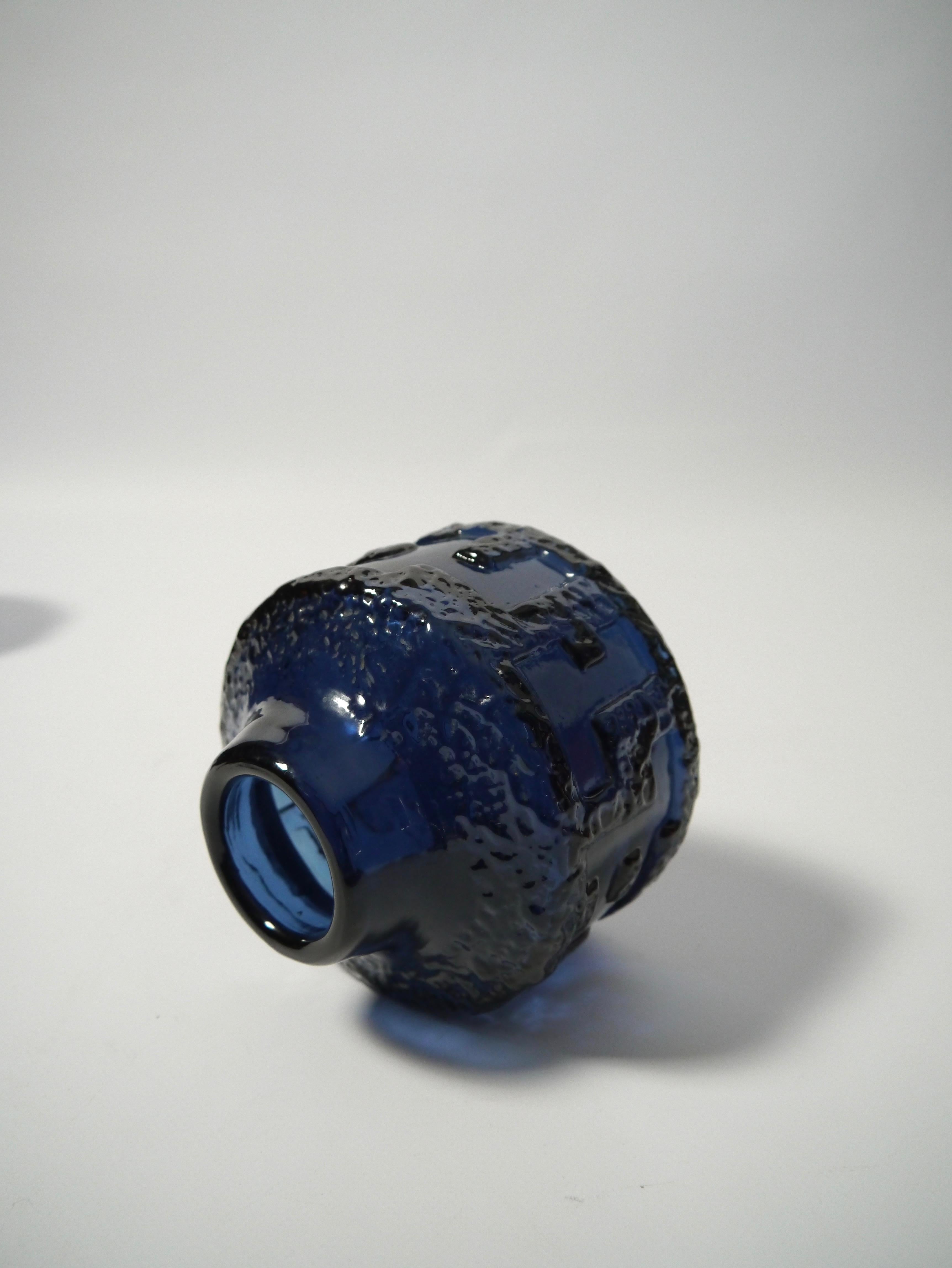 XX secolo Set di 4 vasi in vetro artistico di Göte Augustsson per Ruda, Svezia 1960 in vendita