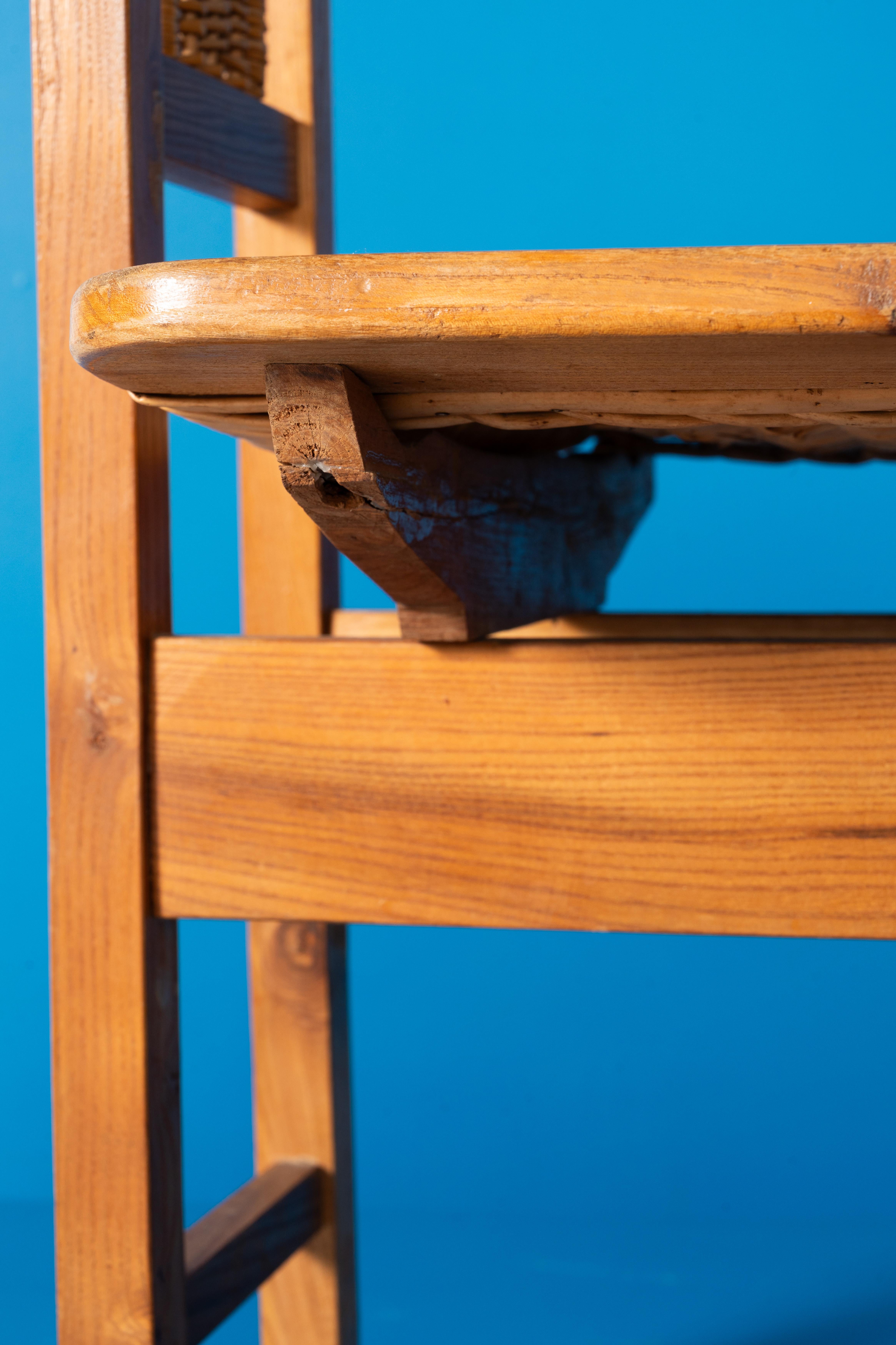 Juego de 4 Sillas Artesanales Paja en venta