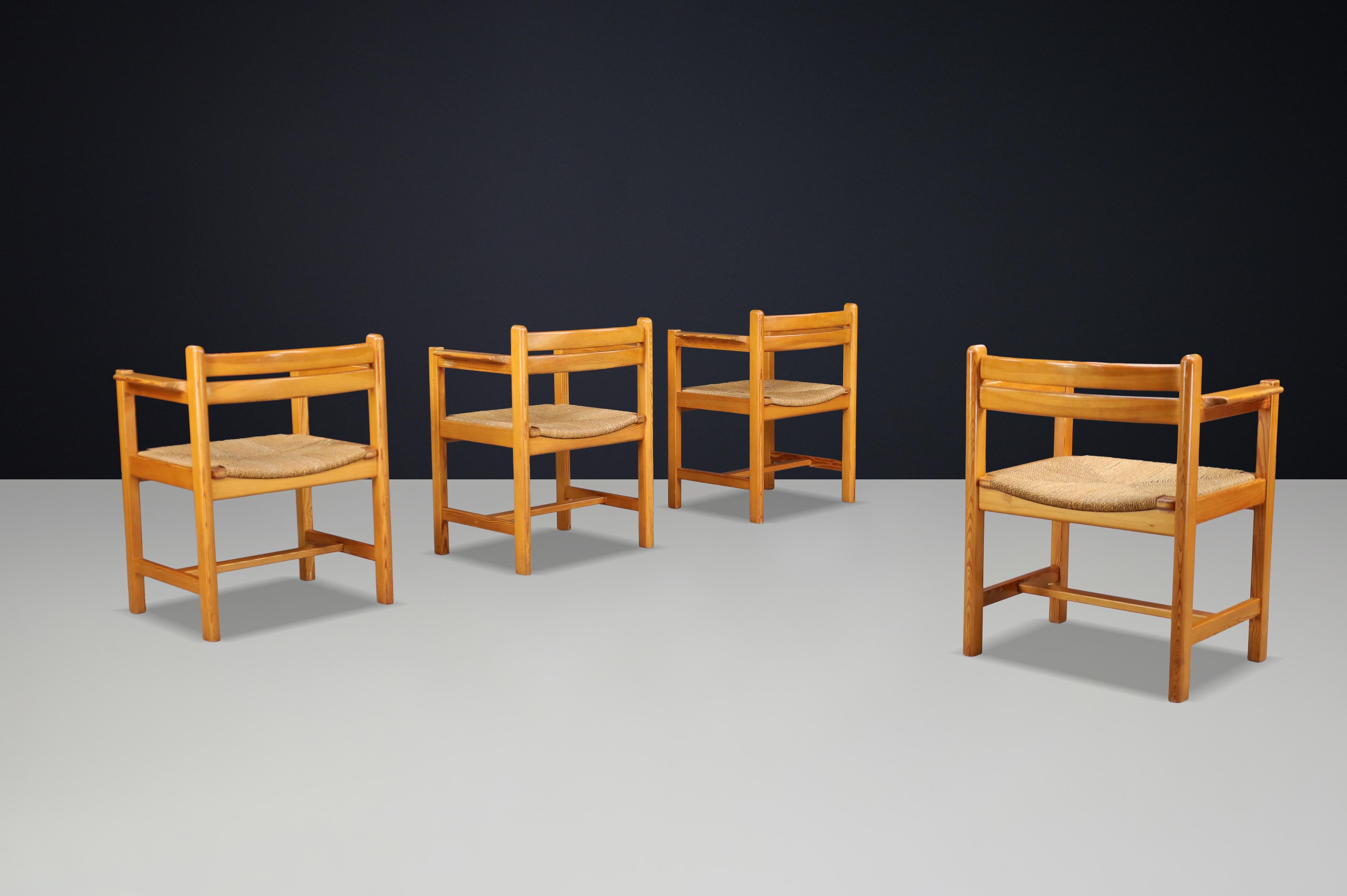 Ensemble de 4 fauteuils Asserbo par Børge Mogensen pour Karl Andersson & Söner, années 1960 en vente 1