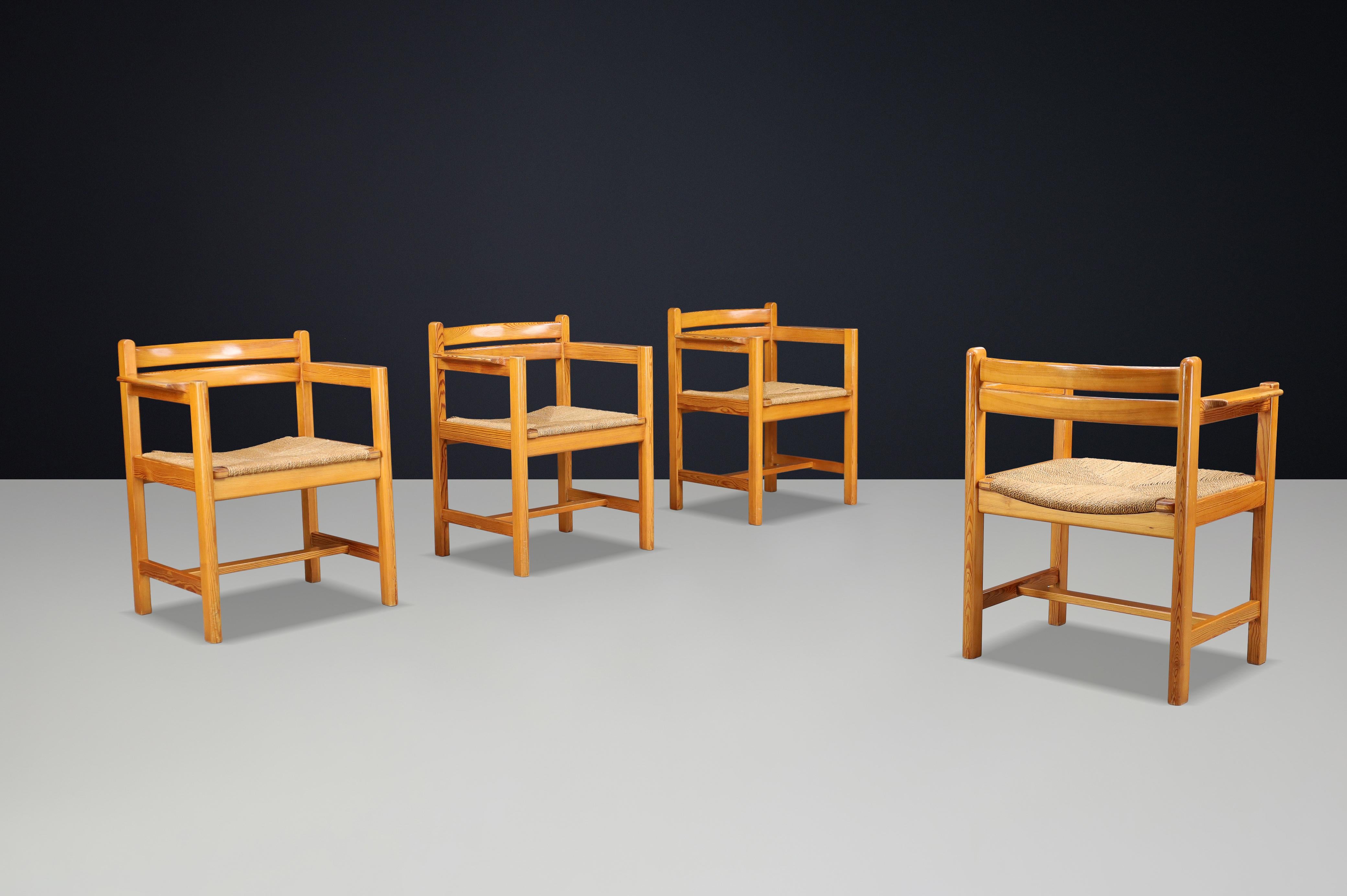 Ensemble de 4 fauteuils Asserbo par Børge Mogensen pour Karl Andersson & Söner, années 1960 en vente 2