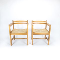 Set of 4 Asserbo Dining Chairs by Børge Mogensen