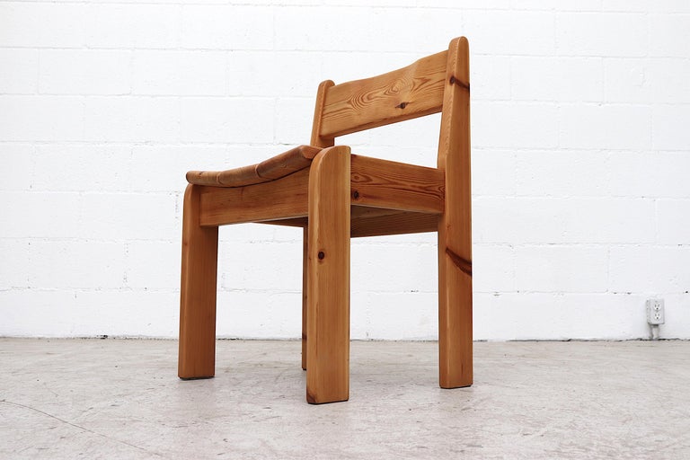 Set of 4 Ate Van Apeldoorn Style Pine Dining Chairs at 1stDibs pine