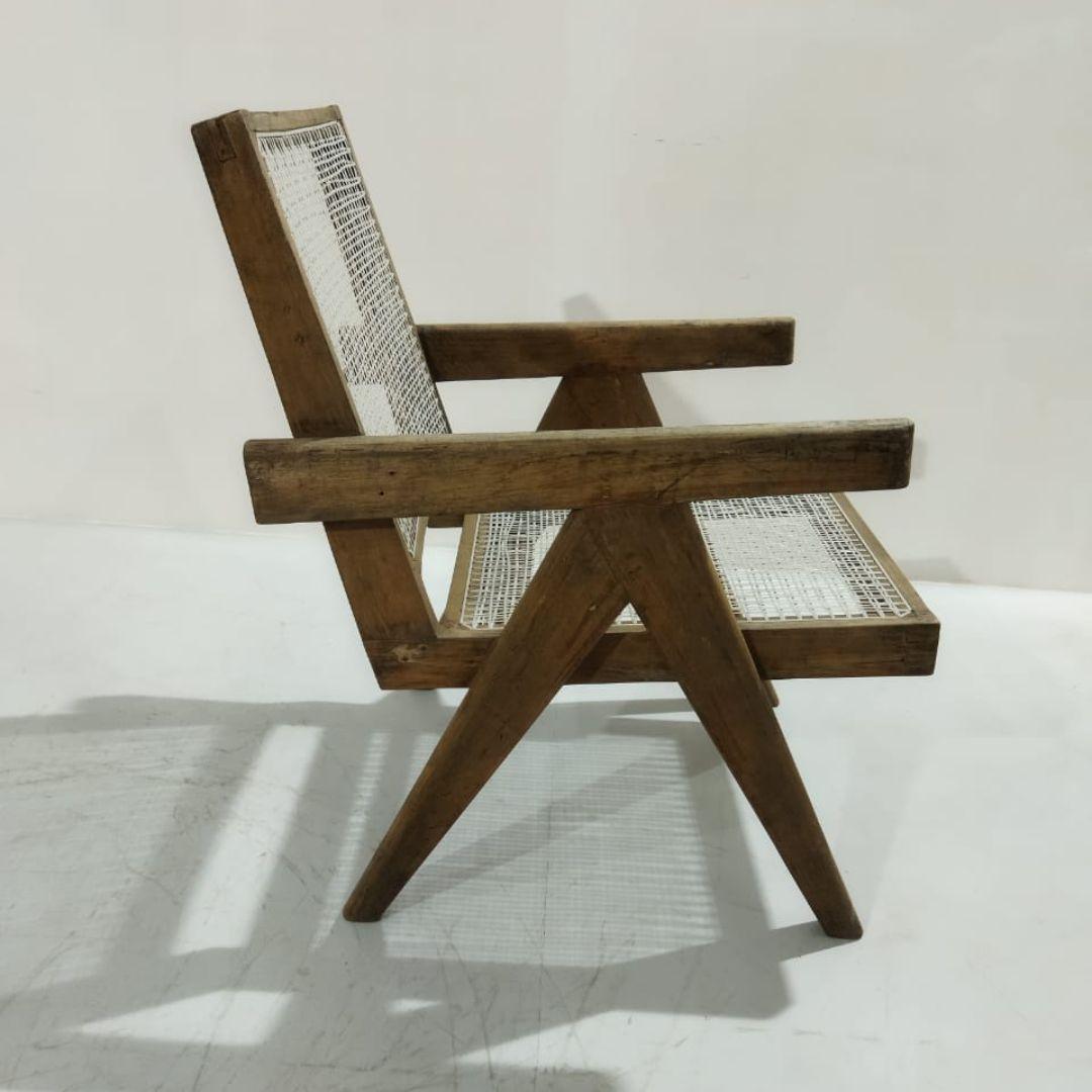 Set di 4 autentiche sedie Pierre Jeanneret PJ-SI-29-A, Made in Chandigarh in vendita 2