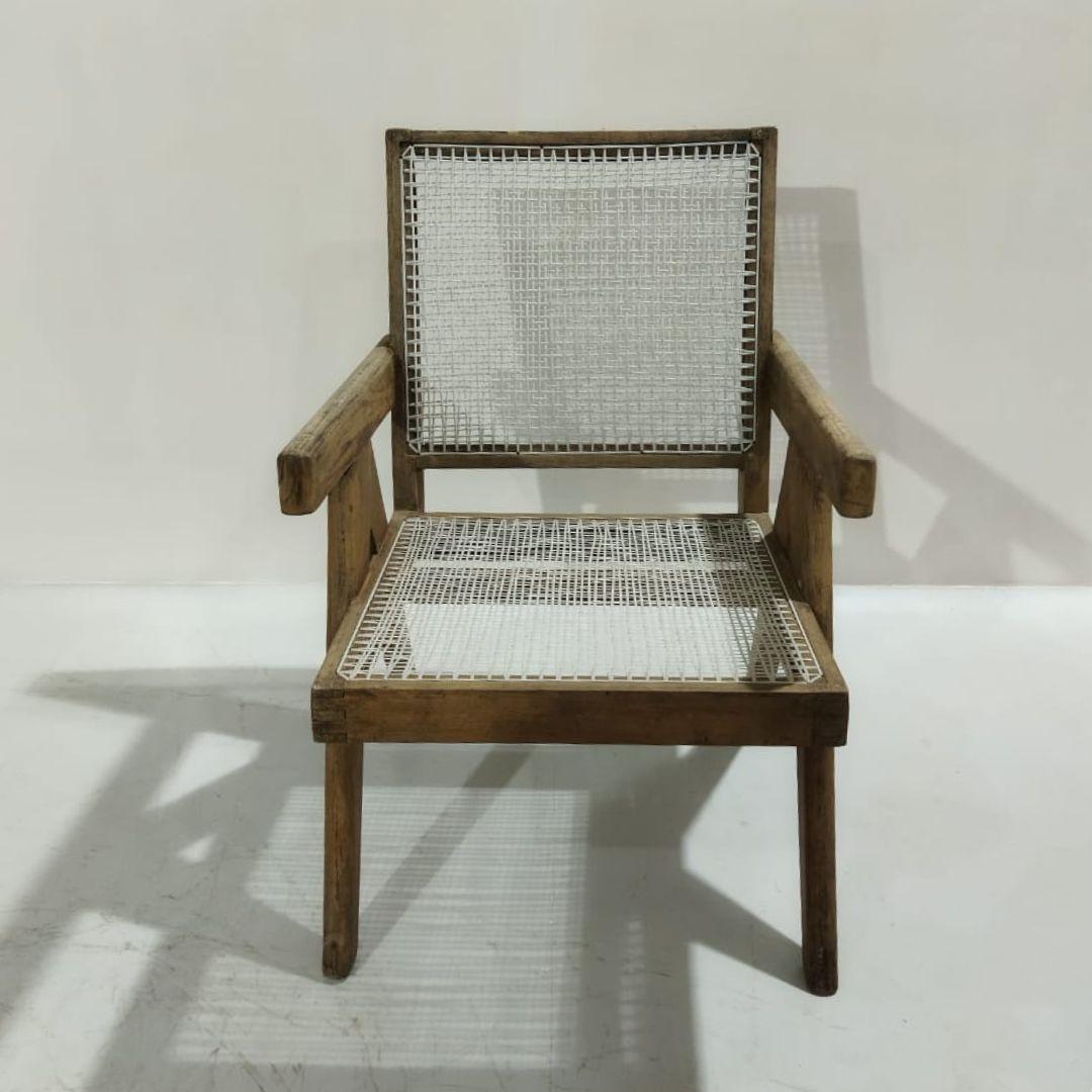 Set di 4 autentiche sedie Pierre Jeanneret PJ-SI-29-A, Made in Chandigarh in vendita 3