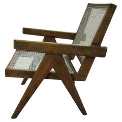 Set of 4 Authentic Pierre Jeanneret PJ-SI-29-A Easy Chairs, Made in Chandigarh