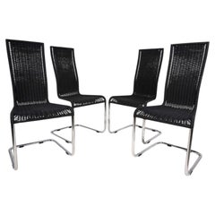 Set of 4 B 25 Tecta Cantilever Chairs by Axel Bruchhäuser, 1980