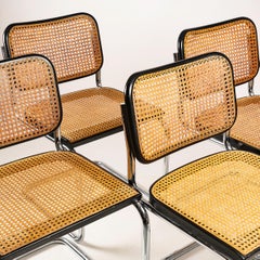 Lot de 4 chaises B32 Cesca design Marcel Breuer pour Gavina