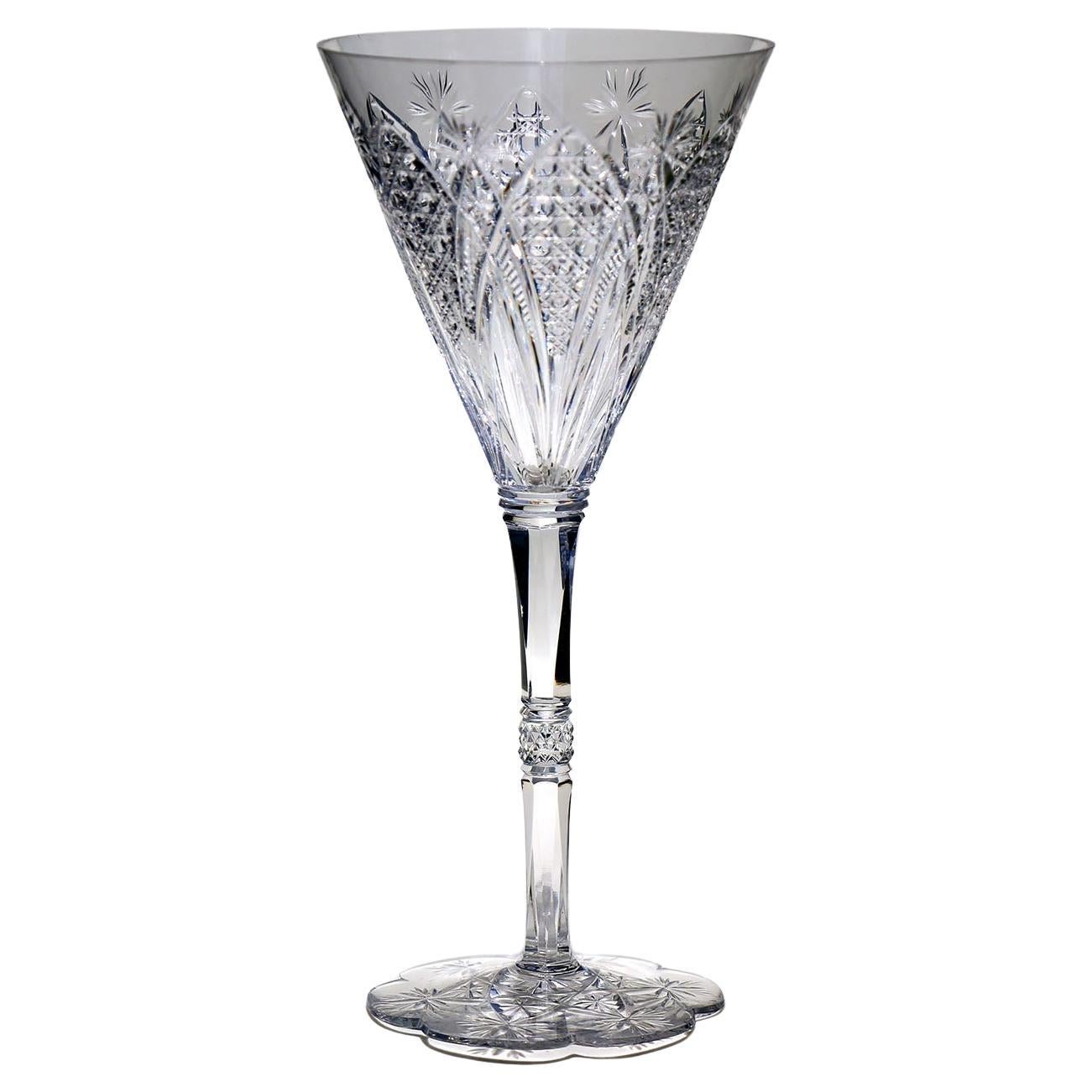 Juego de 4 Copas de Vino Tinto de Cristal Soplado a Mano Elbeuf de Baccarat