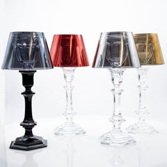 Set of 4 Baccarat Harcourt Our Fire Candle Holders by Philippe Starck, France