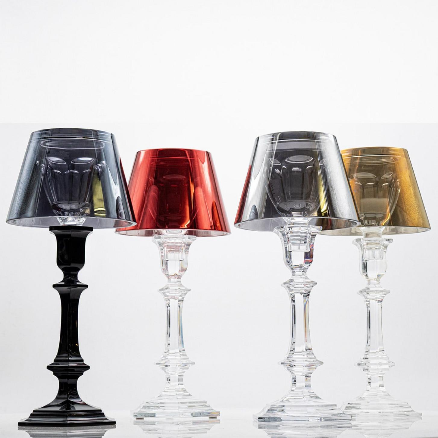 Set of 4 Baccarat Harcourt Our Fire Candle Holders by Philippe