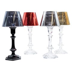 Set of 4 Baccarat Harcourt Our Fire Candle Holders by Philippe Starck, France