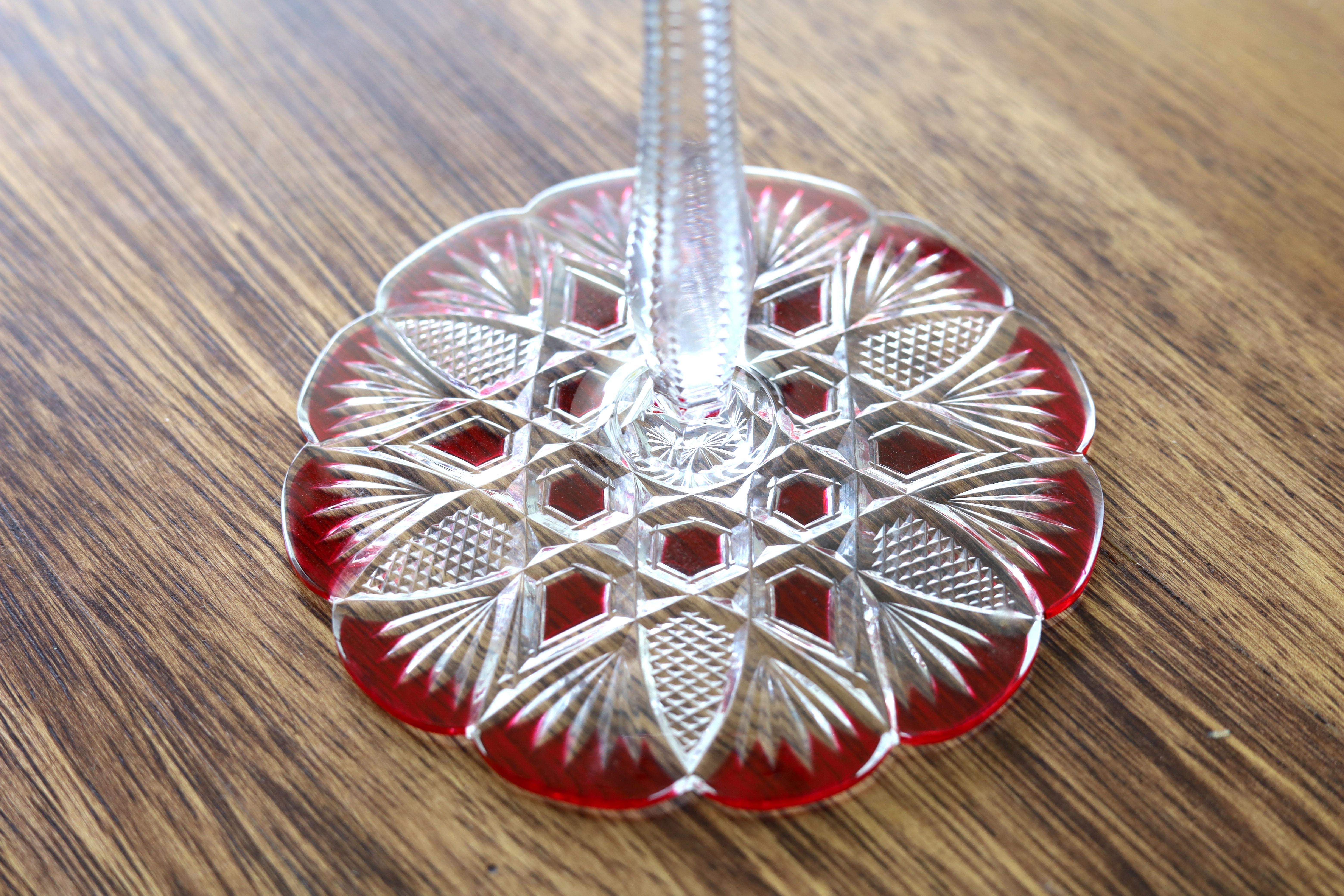 Ensemble de 4 coupes à champagne Baccarat Tsar en vente 2