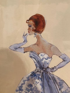 Satz von 4 Barbie Fashion Model Sammeldrucke