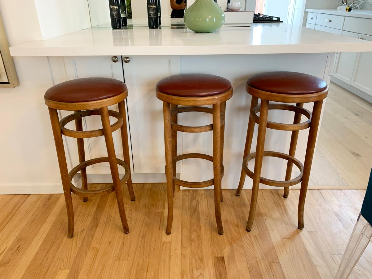 Set of 4 Barstools by Thonet 3