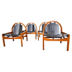 Set of 4 Baumann "Argos" Lounge Chairs, France, circa 1980